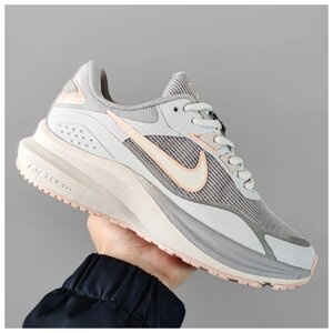 Жіночі літні кросівки Nike Air Zoom Inferno 3 Light Grey Orange, сірі кросівки найк аїр зум інферно