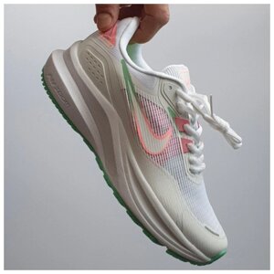 Жіночі літні кросівки Nike Air Zoom Inferno 3 White Pink Green, білі кросівки найк аїр зум інферно