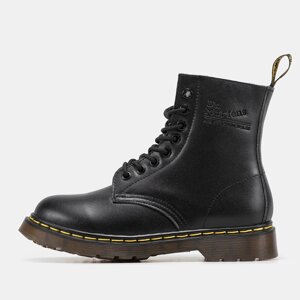 Жіночі зимові черевики Dr. Martens Classic Black Winter Fur (Міх), чорні шкіряні доктор мартинс мартенс ін