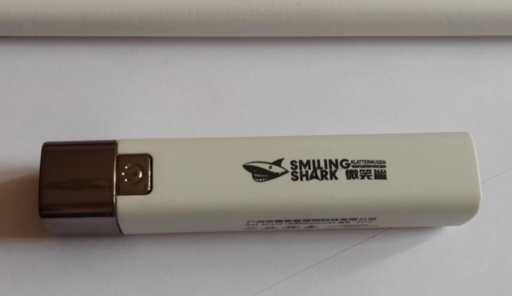 LED Shark ліхтарик 3 режими акумуляторний USB + павербанк powerbank від компанії Packmen - фото 1