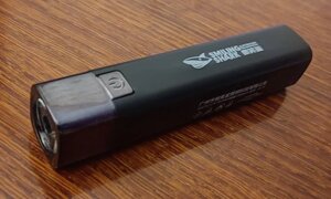 LED Shark ліхтарик 3 режими акумуляторний USB + павербанк powerbank