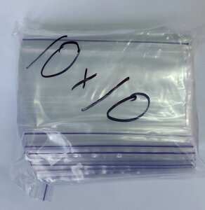 ZIP LOCK зіп лок пакет 100 мм * 100 мм / 10 см * 10 см