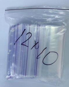 ZIP LOCK зіп лок пакет 100 мм * 120 мм / 10 см * 12 см