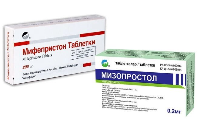 Мифепристон 200 мг. мизопростол мг. препарати в таблетках абортивні від компанії Люксмедік - фото 1