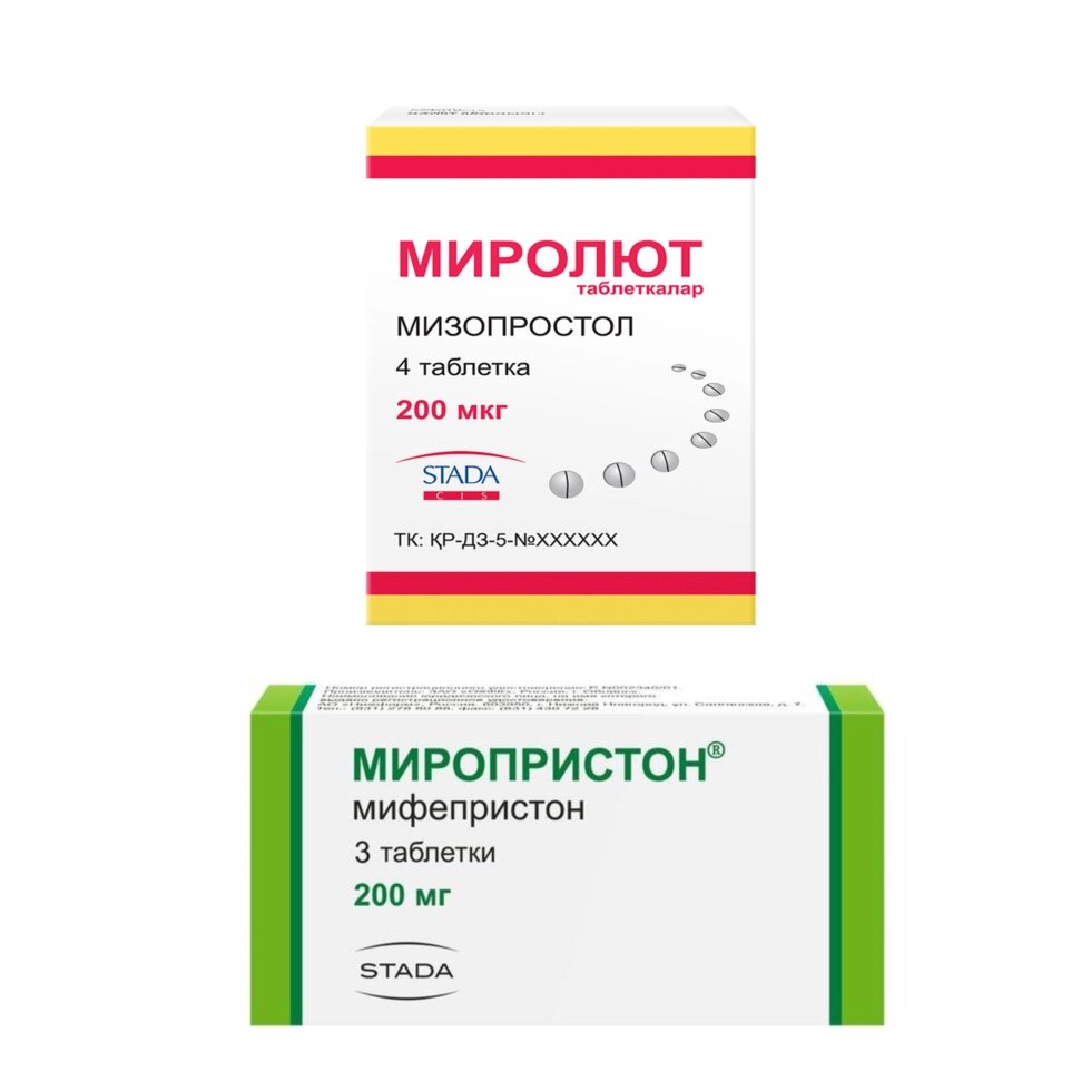 Мізопростол і Мифепристон засіб таблетований препарат від компанії Люксмедік - фото 1