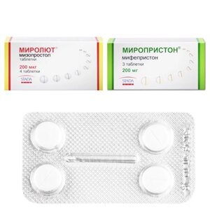 Мизопростол  мифепристон 400 мг таблетки в Винницкой области от компании Люксмедик