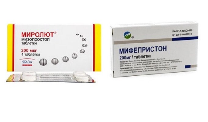 Пігулка від вагітності міропрістон 200 мг мизопростол від компанії Люксмедік - фото 1