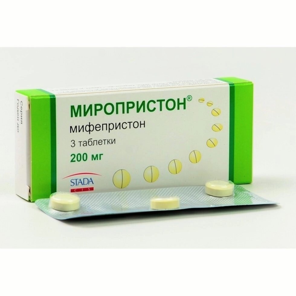 Препарат Мифепристон 600 мг таблетованих від компанії Люксмедік - фото 1