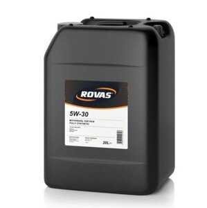 Rovas 5W-30 (20 л) Повністю синтетичне моторне масло для легкових автомобілів