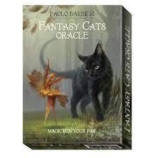 Оракул фантазії кішок 24 карт 8 х 5 см. Fantasy cats oracle.