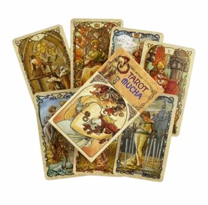 Таро Муха 78 карт 10.5 х 6 см Tarot Mucha