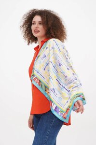 Дизайнерська хустка "Смаки Україні" різнобарвна від бренда My Scarf