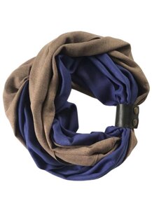 Кашеміровий шарф "Мілан ", шарф-снуд, шарф-бактус, зимовий шарф унісекс