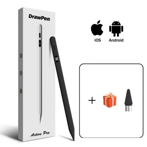 Універсальний адаптивний стилус DrawPen Active Pro з дисплеєм для iOS та Android Чорний