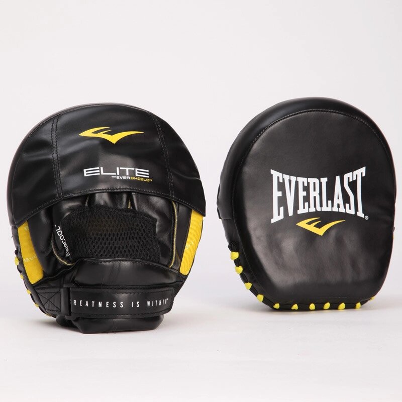 Лапа Пряма (2шт) PU EVERLAST P00001213 (кріплення на липучці, р-р 20х18х10см, чорний) від компанії Інтернет-магазин спортивних товарів "Sport Galaxy" - фото 1