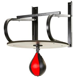 Груша пневматична на платформі BO-6768 Speed Ball Rack (метал, р-р 76,5х60х49,5см, чорний-червоний)