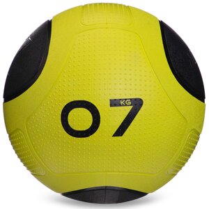 М'яч медичний медбол Zelart Medicine Ball FI-2620-7 7 кг зелений-чорний в Києві от компании Интернет-магазин спортивных товаров "Sport Galaxy"