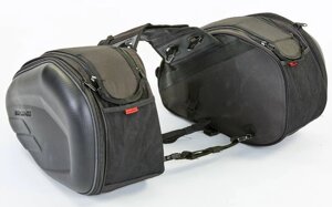 Мотосумки (2 кофра текстильних) KOMINE B1207 (PL, р-р 45х30х20см, чорний) в Києві від компанії Интернет-магазин спортивных товаров "Sport Galaxy"