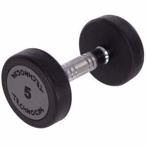 Гантель цільна професійна TECHNOGYM LN-1254-5 1шт 5кг