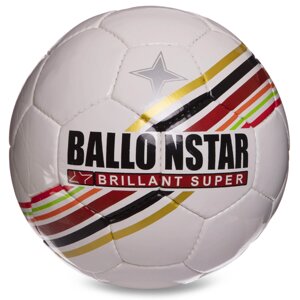 М'яч футбольний №5 PU ламін. BALLONSTAR FB-5415-3 (№5, 5 сл., зшитий вручну)