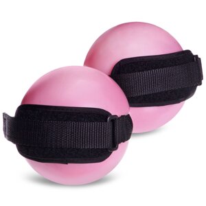 М'яч обважений з манжетом (2x1,5LB) Pro Supra WEIGHTED EXERCISE BALL 030-1_5LB (гума, d-11, рожевий) в Києві от компании Интернет-магазин спортивных товаров "Sport Galaxy"