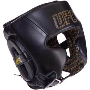 Шолом боксерський у мексиканському стилі шкіряний UFC PRO Prem Lace Up UHK-75054 S-M чорний в Києві от компании Интернет-магазин спортивных товаров "Sport Galaxy"