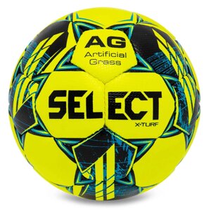 М'яч футбольний SELECT X-TURF V23 No4 жовтий-синій