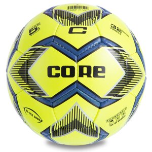 М'яч футбольний CORE HI VIS3000 CR-016 No5 PU лимонний