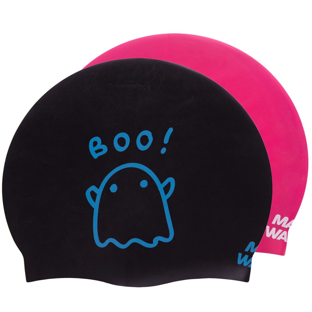 Шапочка для плавання двостороння MadWave BOO! reversible M055022 кольору в асортименті від компанії Інтернет-магазин спортивних товарів "Sport Galaxy" - фото 1