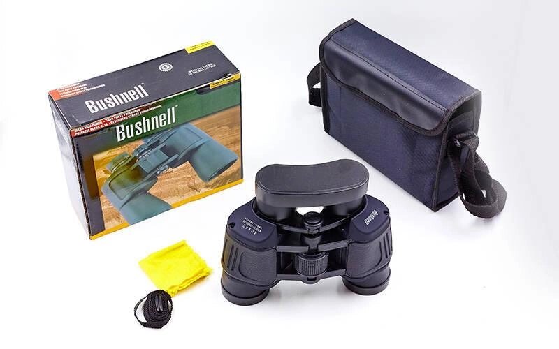 Бінокль BUSHNELL 40х40 AXT1175 (пластик, скло, PVC-чохол, чорний) від компанії Спортивний інтернет - магазин "One Sport" - фото 1