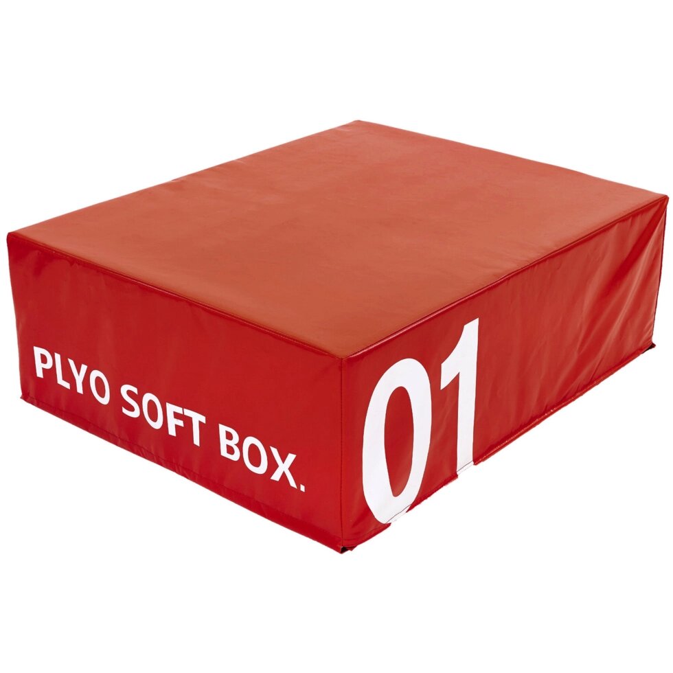 Бокс плиометрический м'який (1шт) Zelart FI-5334-1 SOFT PLYOMETRIC BOXES (EPE, PVC,р-р 70х70х30см, червоний) від компанії Спортивний інтернет - магазин "One Sport" - фото 1