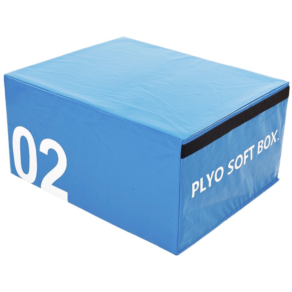 Бокс плиометрический м'який (1шт) Zelart FI-5334-2 SOFT PLYOMETRIC BOXES (EPE, PVC, р-р 70х70х45см, синій) від компанії Спортивний інтернет - магазин "One Sport" - фото 1