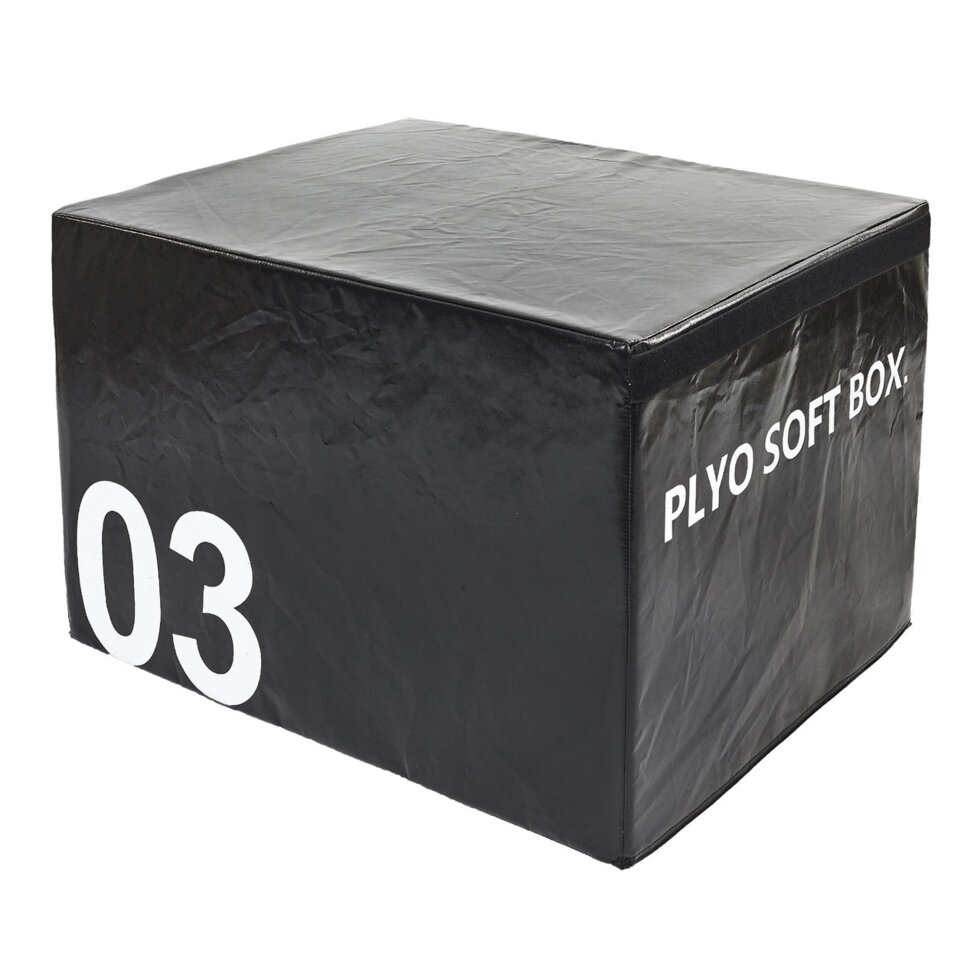 Бокс плиометрический м'який (1шт) Zelart FI-5334-3 SOFT PLYOMETRIC BOXES (EPE, PVC, р-р 70х70х60см, чорний) від компанії Спортивний інтернет - магазин "One Sport" - фото 1