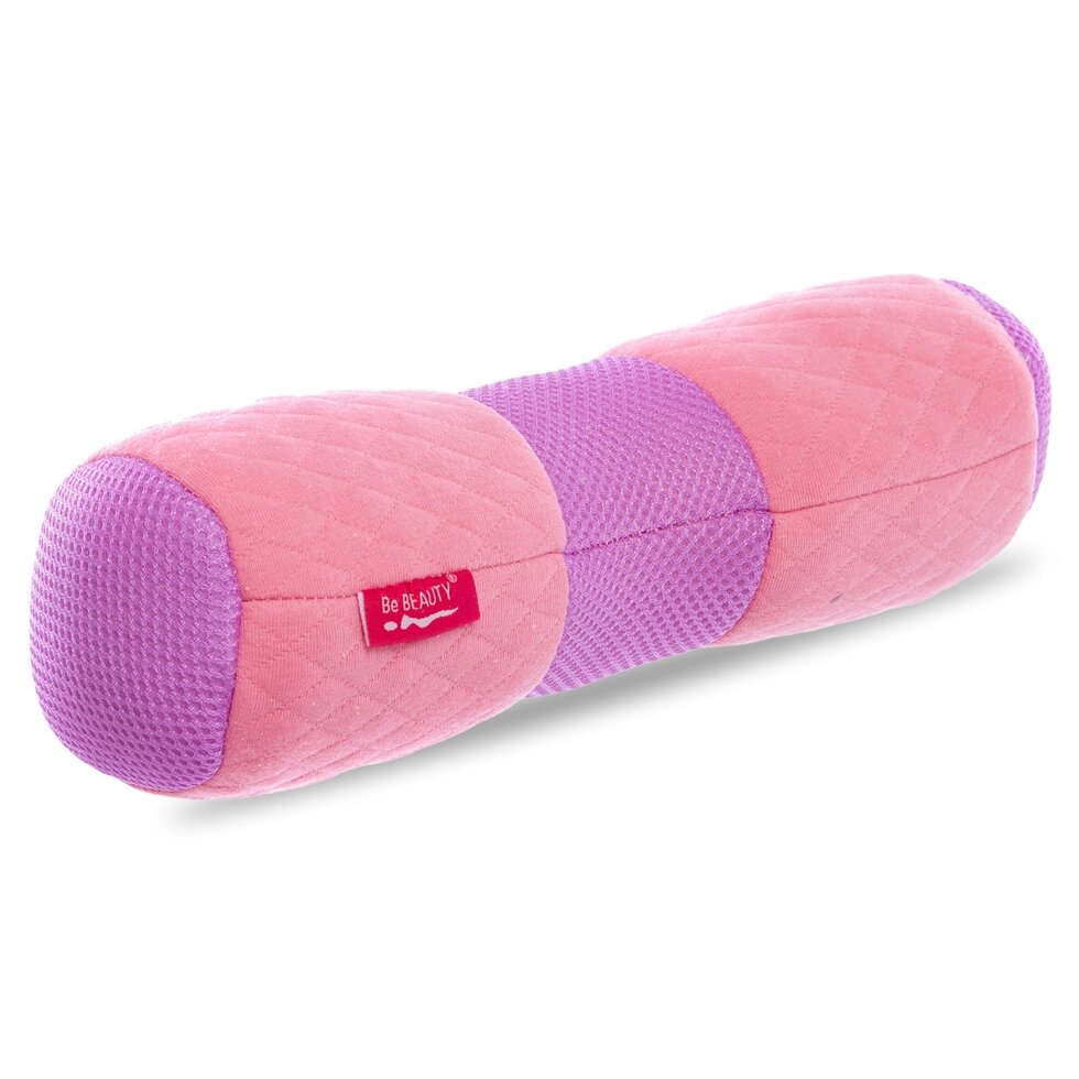 Болстер (валик) для йоги м'який FI-6990 (бавовна, р-р 36х11см, рожевий) від компанії Спортивний інтернет - магазин "One Sport" - фото 1