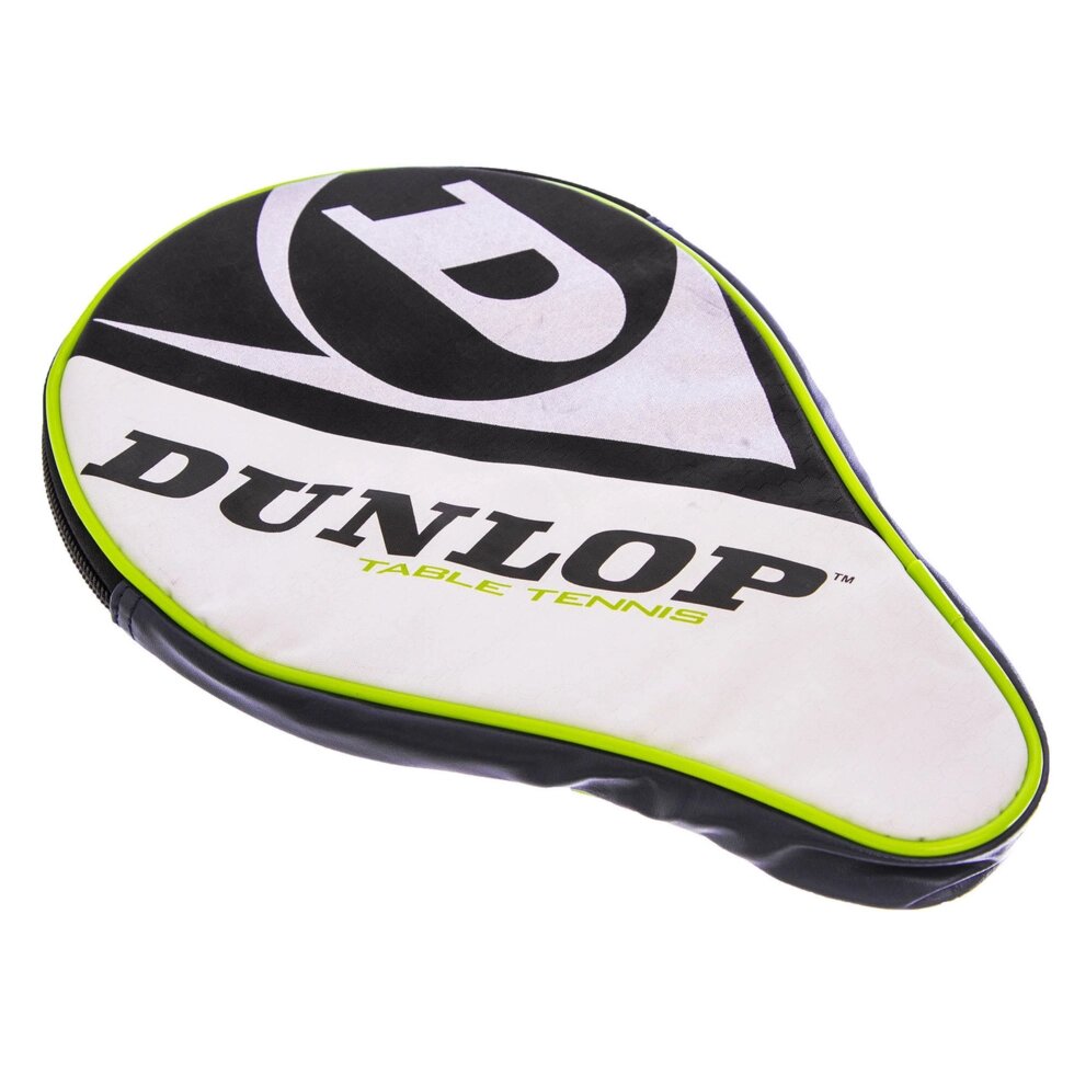 Чохол на ракетку для настільного тенісу DUNLOP MT-679215 D TT AC TOUR (нейлон, сірий-салатовий) від компанії Спортивний інтернет - магазин "One Sport" - фото 1