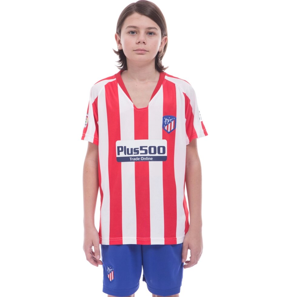 Форма футбольна дитяча ATLETICO MADRID домашня 2020 Zelart CO-0985 6-14 років червоний-білий-синій від компанії Спортивний інтернет - магазин "One Sport" - фото 1