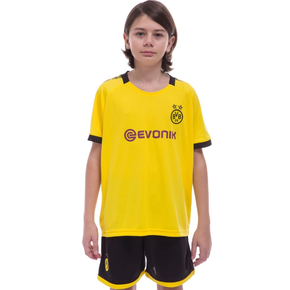 Форма футбольна дитяча BORUSSIA DORTMUND домашня 2020 Zelart CO-0990 6-14 років жовтий-чорний від компанії Спортивний інтернет - магазин "One Sport" - фото 1