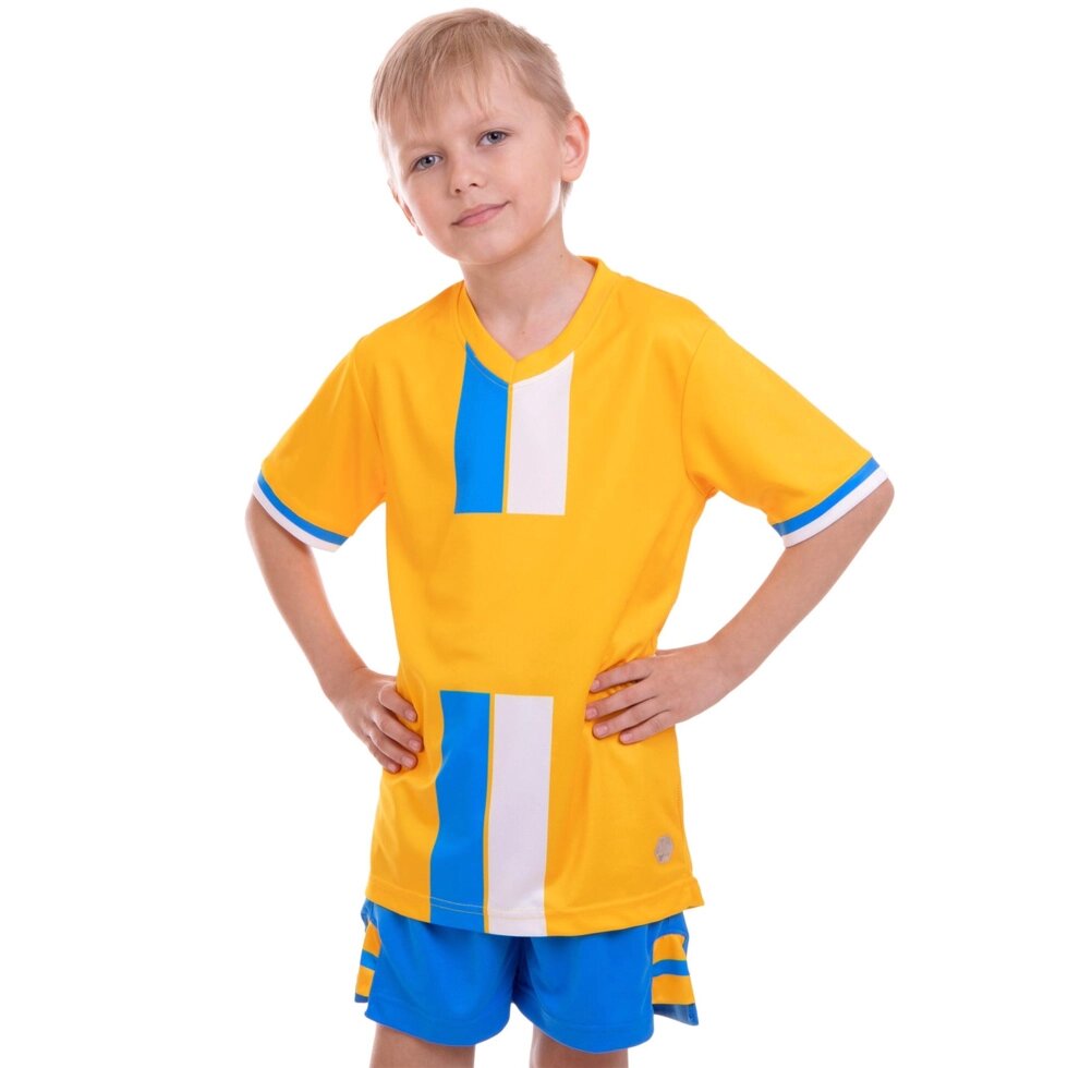Форма футбольна дитяча Zelart CO-2001B зростання 120-150 см кольори в асортименті від компанії Спортивний інтернет - магазин "One Sport" - фото 1