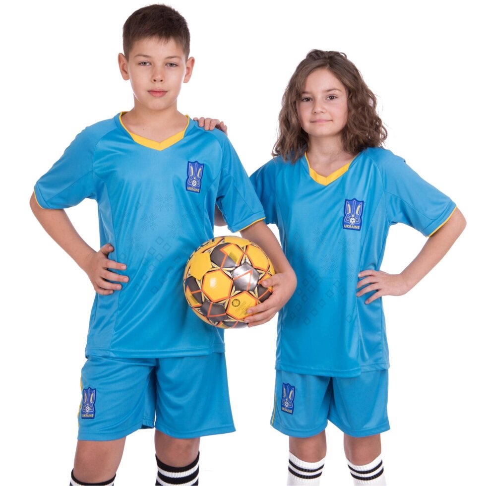Форма футбольна дитяча Zelart УКРАЇНА Sport CO-3573-UKR XS-XL кольори в асортименті від компанії Спортивний інтернет - магазин "One Sport" - фото 1