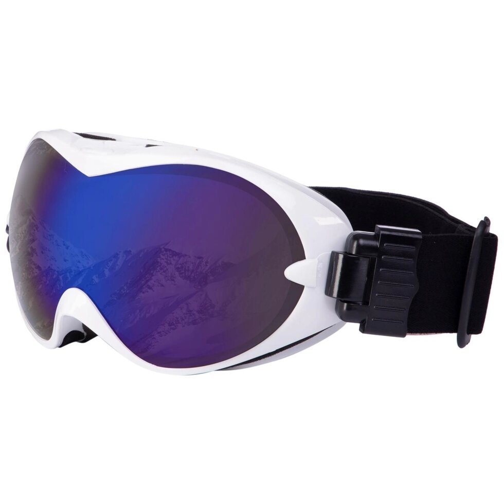 Гірськолижні окуляри SPOSUNE HX-002-W оправа-біла колір лінз синій дзеркальний від компанії Спортивний інтернет - магазин "One Sport" - фото 1