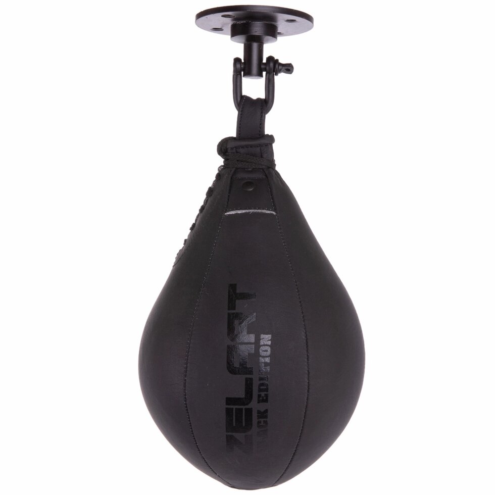Груша боксерська пневматична Zelart VL-3328 30х18см чорний від компанії Спортивний інтернет - магазин "One Sport" - фото 1