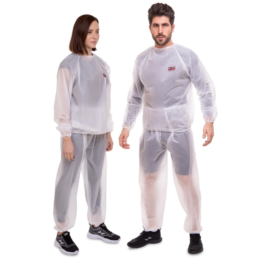 Костюм-сауна EVA SAUNA SUIT ST-4778 S-2XL білий від компанії Спортивний інтернет - магазин "One Sport" - фото 1