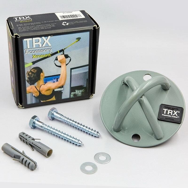 Кріплення для петель TRX X-Mount FI-4389 (метал, діаметр-11,5 см, 1шт, кольори в асортименті) від компанії Спортивний інтернет - магазин "One Sport" - фото 1