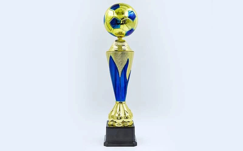 Кубок спортивний FOOTBALL ZLF8007A (h-46см, b-11см, d-9,5 см, золото) від компанії Спортивний інтернет - магазин "One Sport" - фото 1