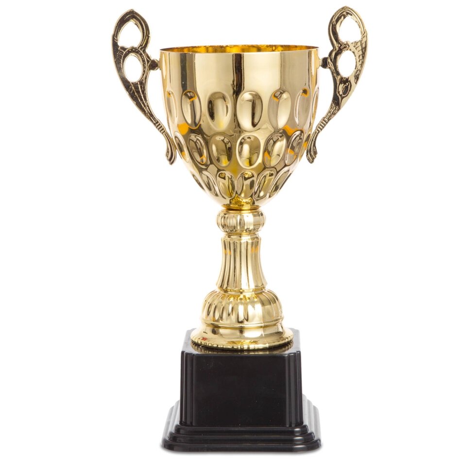 Кубок спортивний з ручками 4045C (метал, пластик, h-30см, b-см, d чаші-см, золото) від компанії Спортивний інтернет - магазин "One Sport" - фото 1