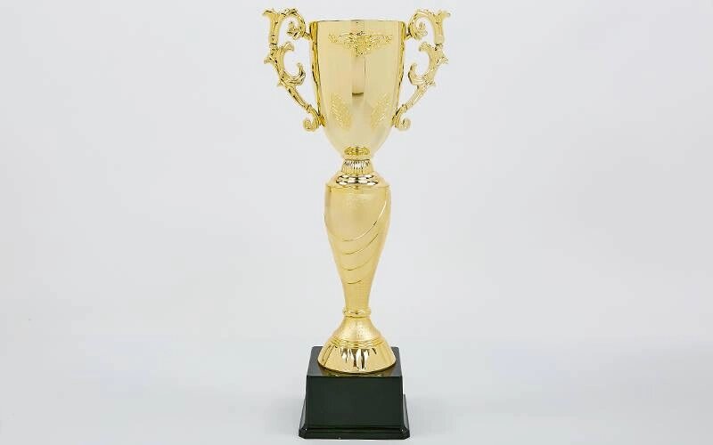 Кубок спортивний з ручками OLYMP HB4057A (пластик, h-45см, b-19см, d чаші-10см, золото) від компанії Спортивний інтернет - магазин "One Sport" - фото 1