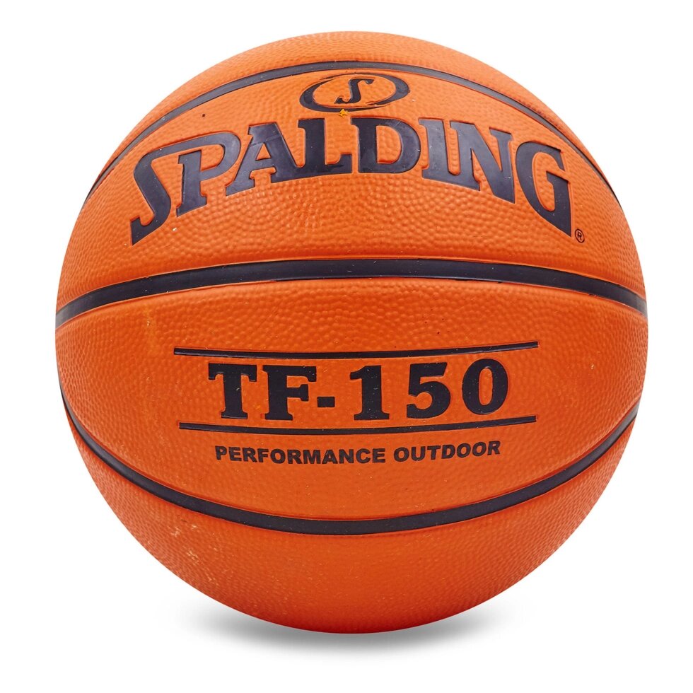 М'яч баскетбольний гумовий №5 SPALDING 73955Z TF-150 PERFORM (гума, бутил, коричневий) від компанії Спортивний інтернет - магазин "One Sport" - фото 1