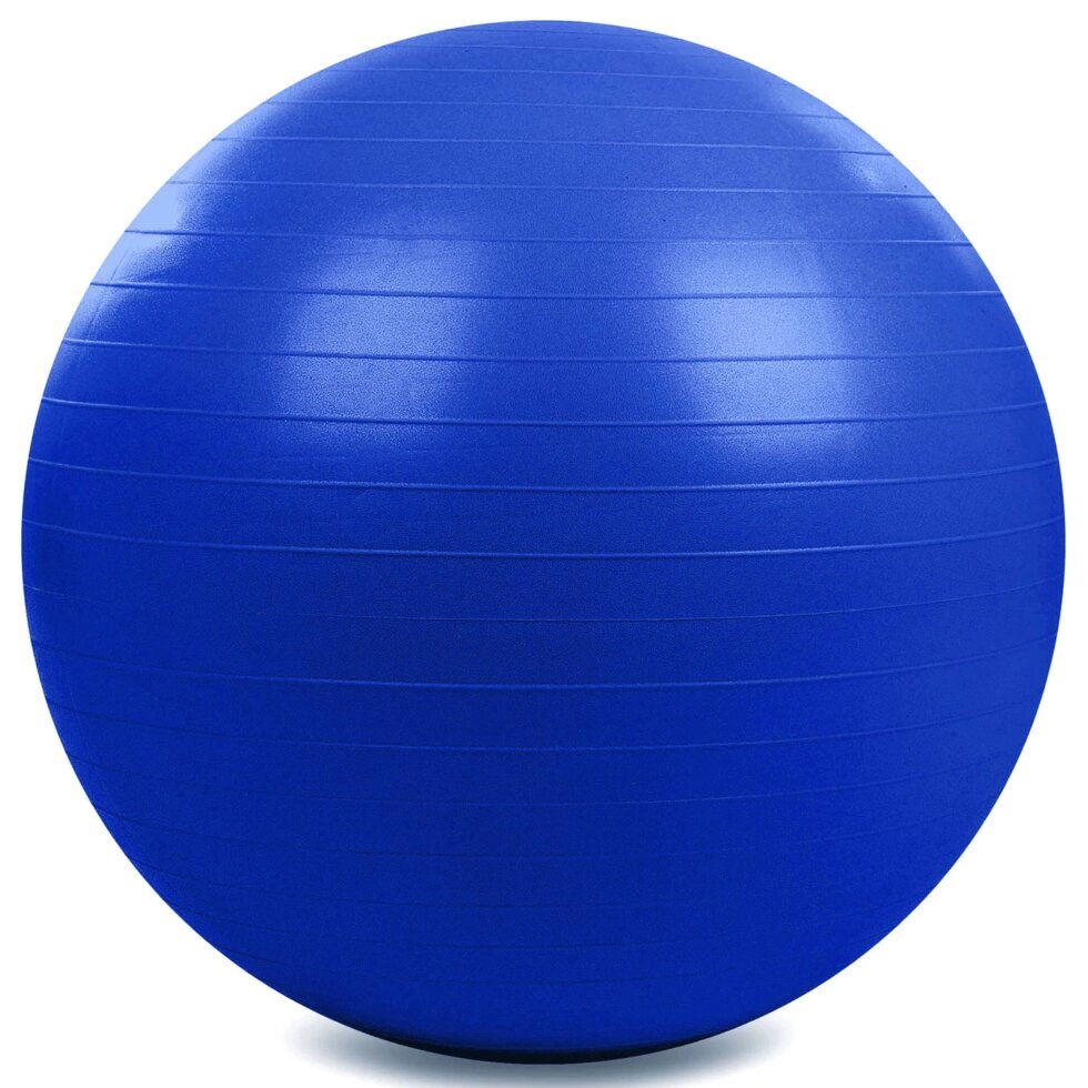 М'яч для фітнесу (фітбол) гладкий сатин 75см Zelart FI-1984-75 (PVC, 1000г, кольори в асортименті, ABS від компанії Спортивний інтернет - магазин "One Sport" - фото 1