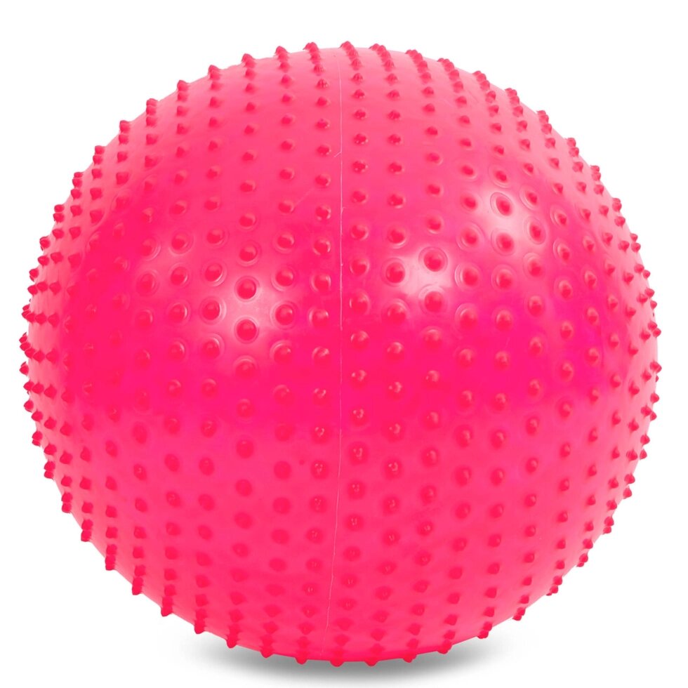 М'яч для фітнесу (фітбол) масажний 55см Zelart FI-1986-55 (PVC, 900г кольору, в асор, ABS технолог) від компанії Спортивний інтернет - магазин "One Sport" - фото 1