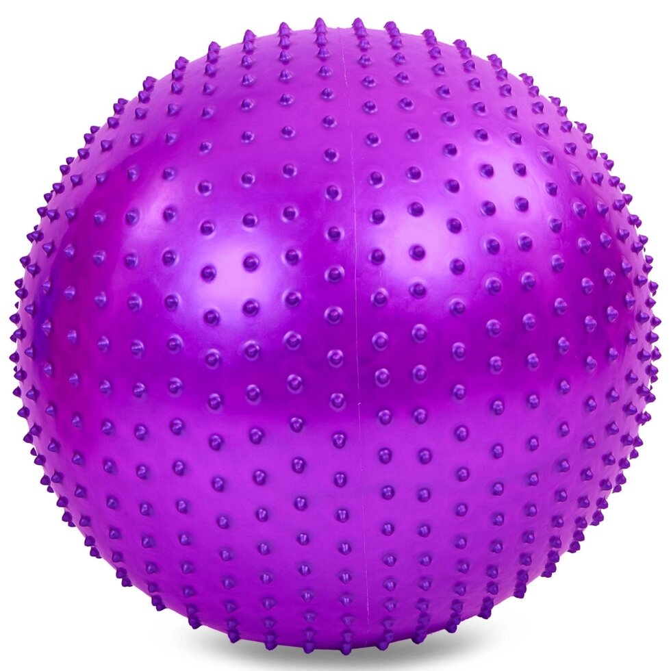 М'яч для фітнесу (фітбол) масажний 65см Zelart FI-1987-65 (PVC, 1100г кольору,в асор, ABS технолог) від компанії Спортивний інтернет - магазин "One Sport" - фото 1